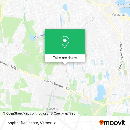 Hospital Del Issste map