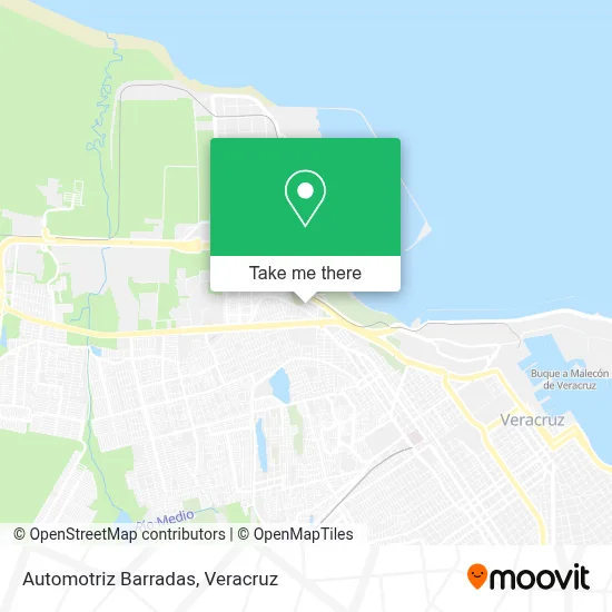 Automotriz Barradas map