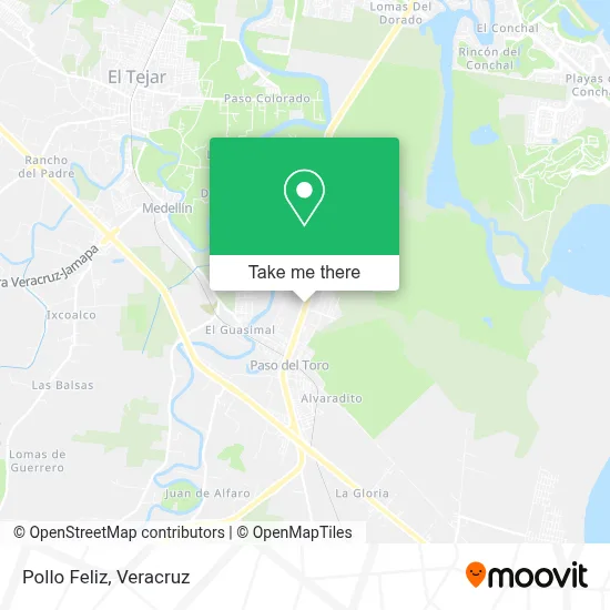 Pollo Feliz map