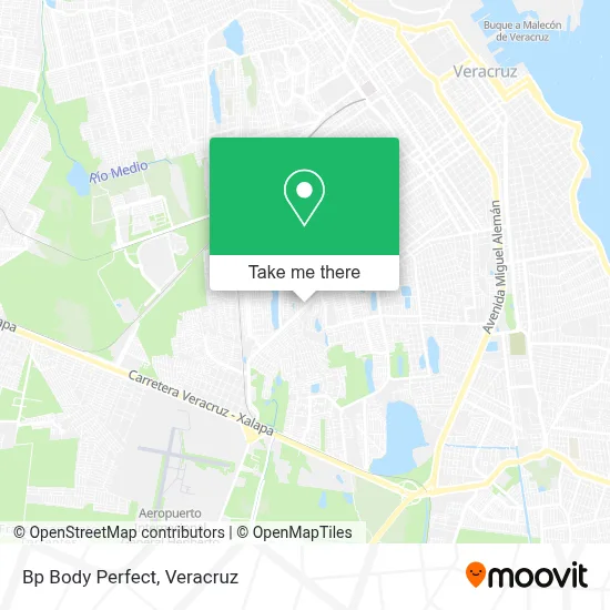 Bp Body Perfect map