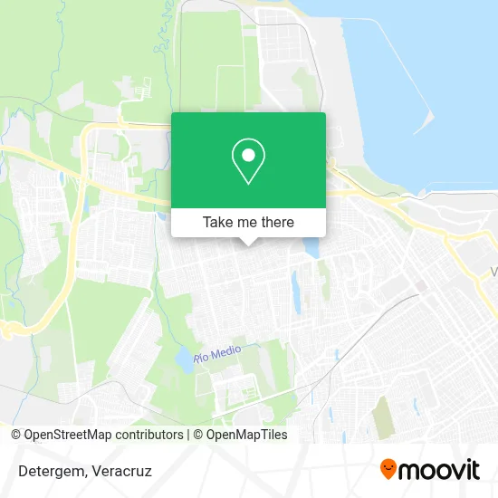Detergem map