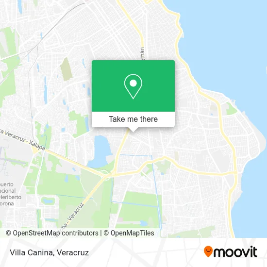 Villa Canina map