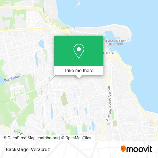 Backstage map