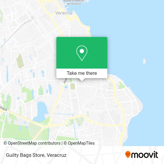 Guilty Bags Store map