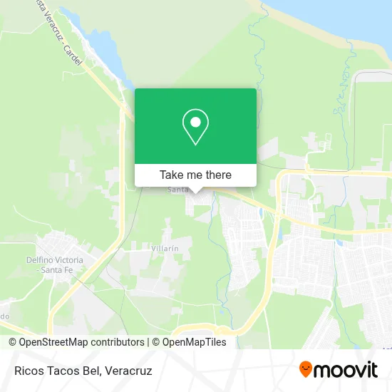 Ricos Tacos Bel map