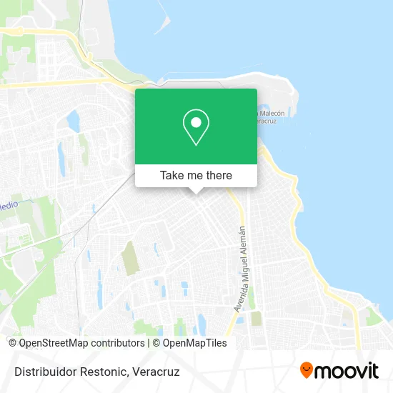 Distribuidor Restonic map