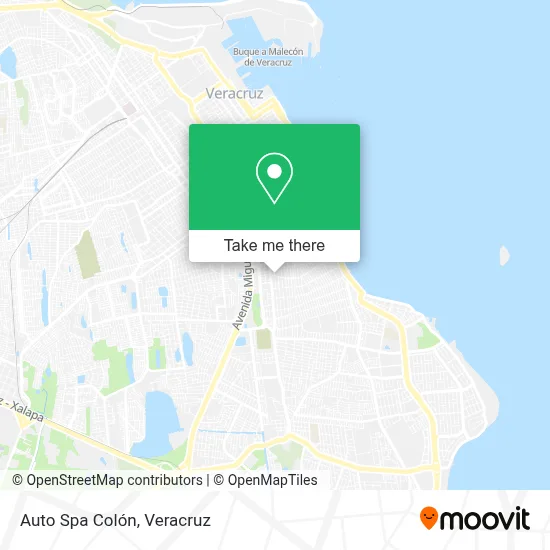 Auto Spa Colón map