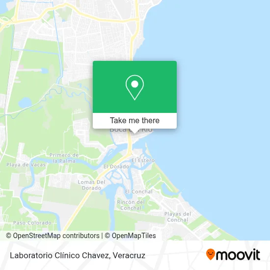 Laboratorio Clínico Chavez map