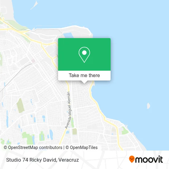 Studio 74 Ricky David map