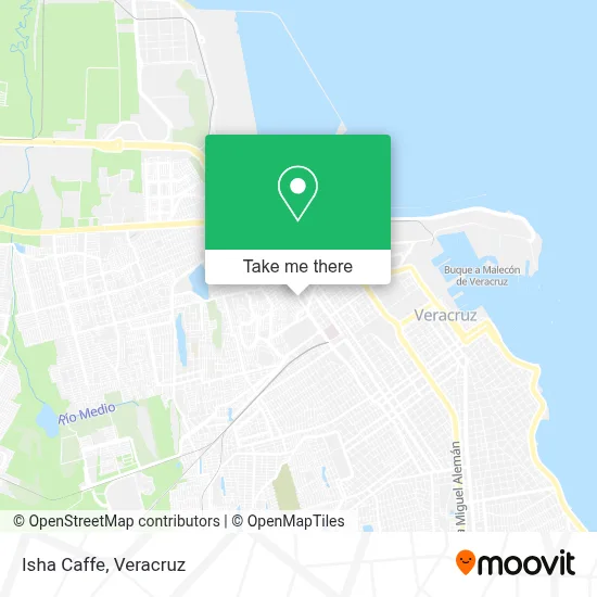 Isha Caffe map