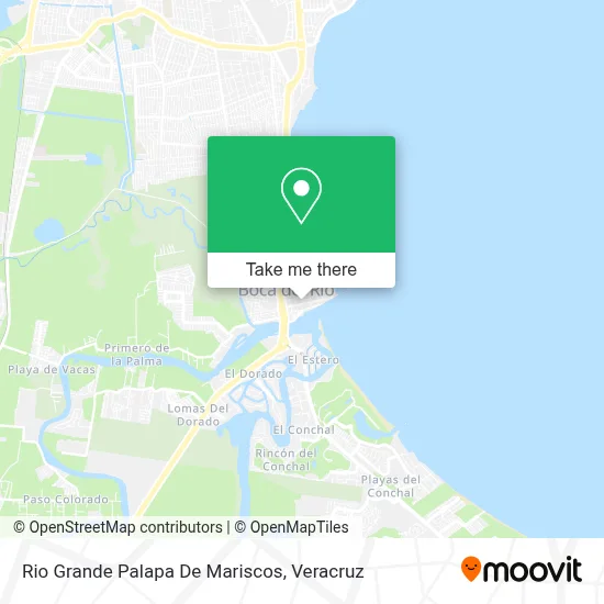 Rio Grande Palapa De Mariscos map