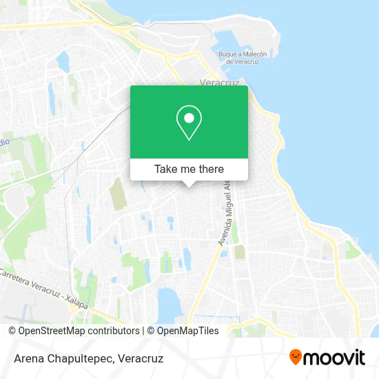 Arena Chapultepec map
