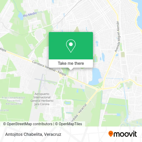 Antojitos Chabelita map