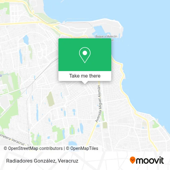 Radiadores González map
