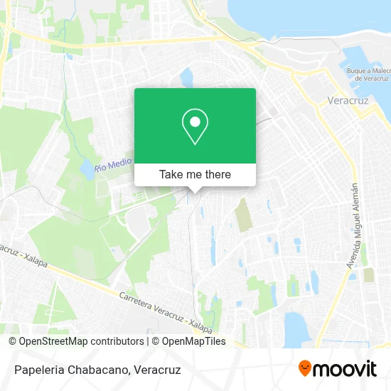 Papeleria Chabacano map