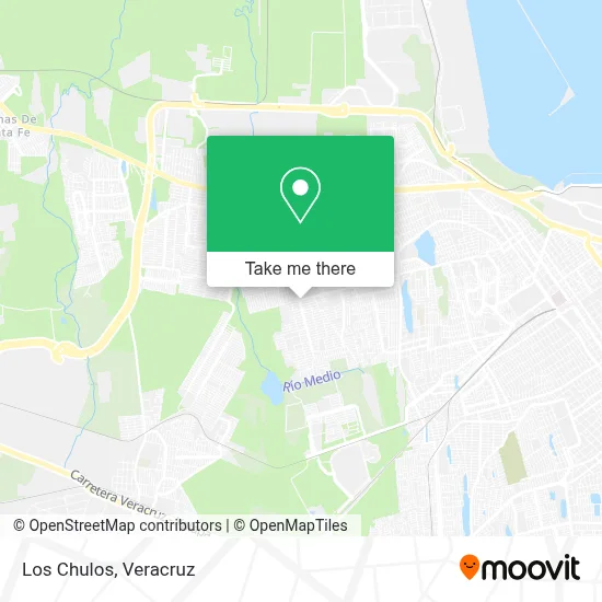 Los Chulos map