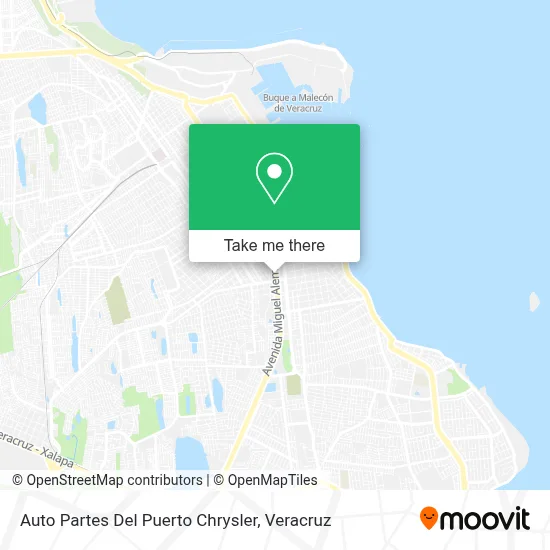 Auto Partes Del Puerto Chrysler map