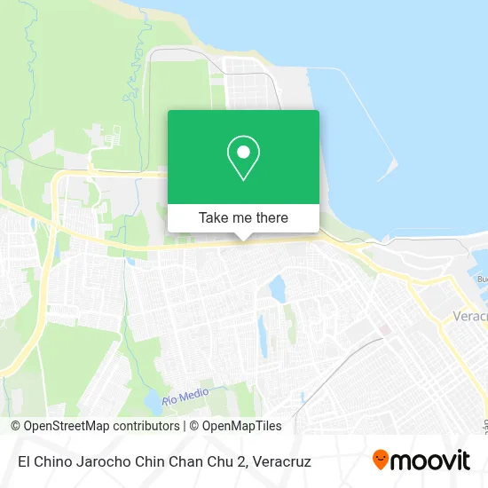 El Chino Jarocho Chin Chan Chu 2 map