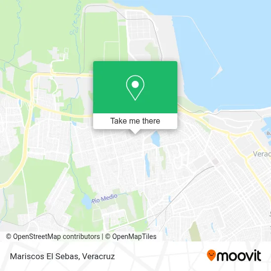 Mariscos El Sebas map