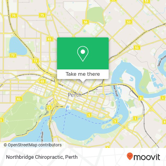 Mapa Northbridge Chiropractic