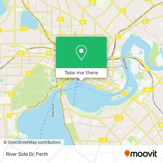 River Side Dr map
