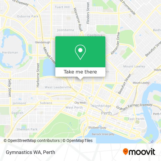 Mapa Gymnastics WA