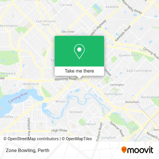 Zone Bowling map