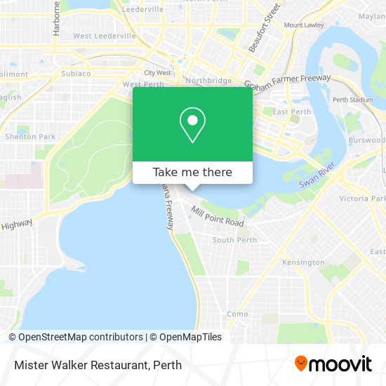 Mister Walker Restaurant map