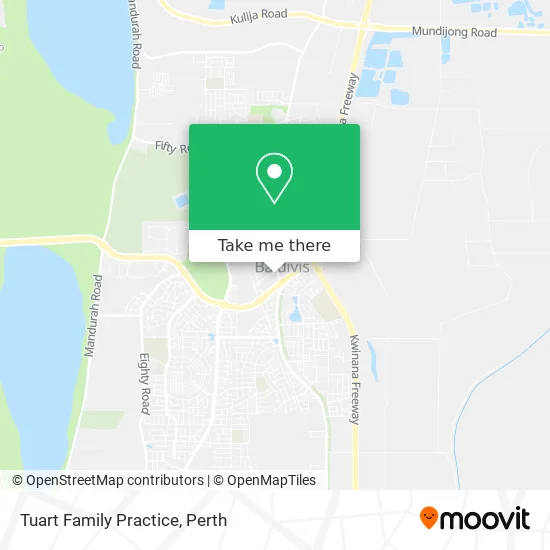 Tuart Family Practice map