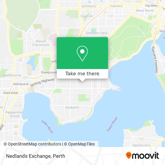 Nedlands Exchange map