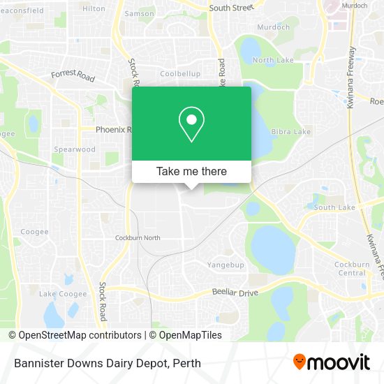 Bannister Downs Dairy Depot map