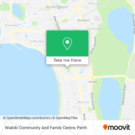 Waikiki Community And Family Centre map