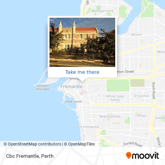 Cbc Fremantle map