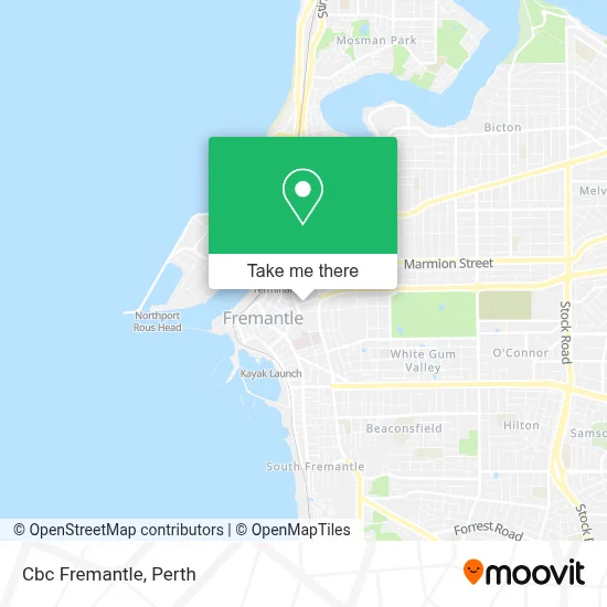 Mapa Cbc Fremantle