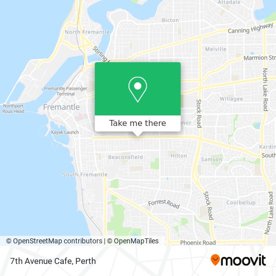 Mapa 7th Avenue Cafe
