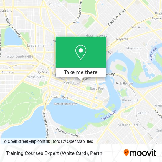 Training Courses Expert (White Card) map