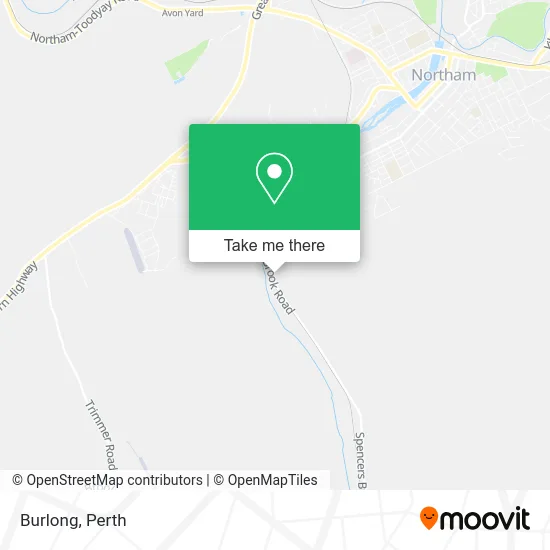 Mapa Burlong