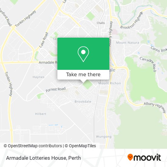 Armadale Lotteries House map