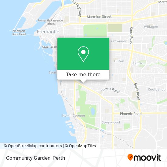Community Garden map
