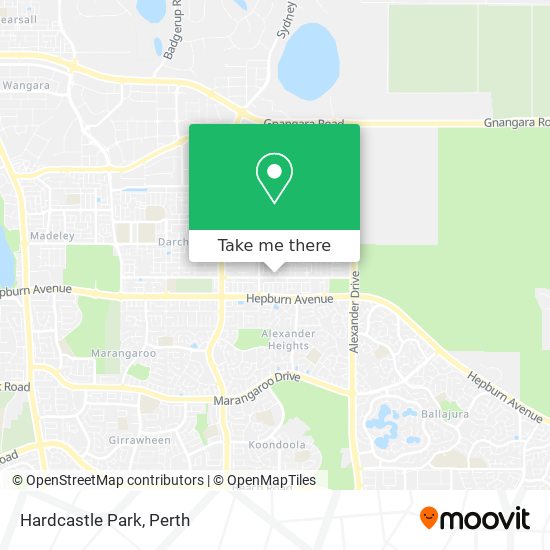 Hardcastle Park map