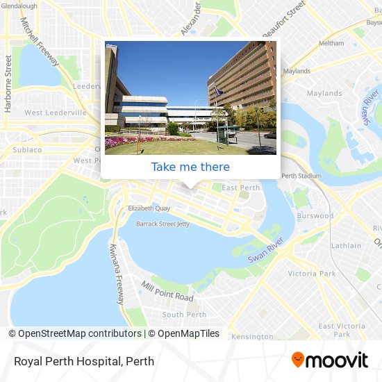 Royal Perth Hospital map