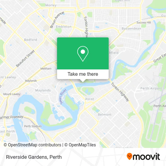 Mapa Riverside Gardens