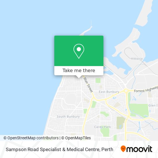 Sampson Road Specialist & Medical Centre map
