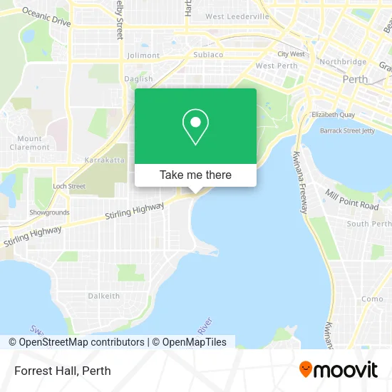 Forrest Hall map