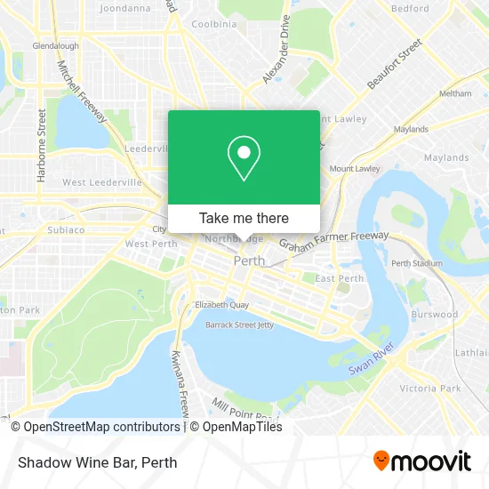 Mapa Shadow Wine Bar