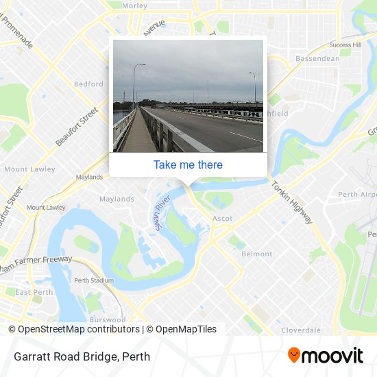 Garratt Road Bridge map