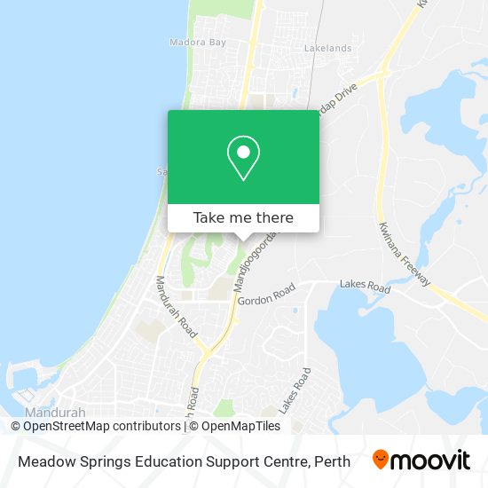 Meadow Springs Education Support Centre map