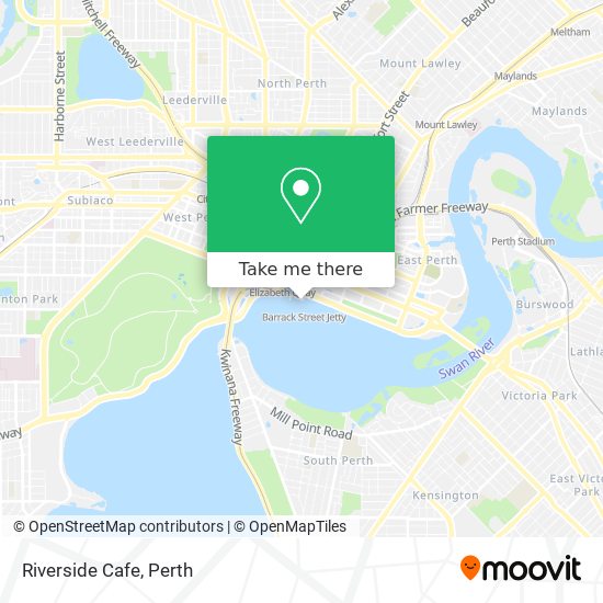 Riverside Cafe map