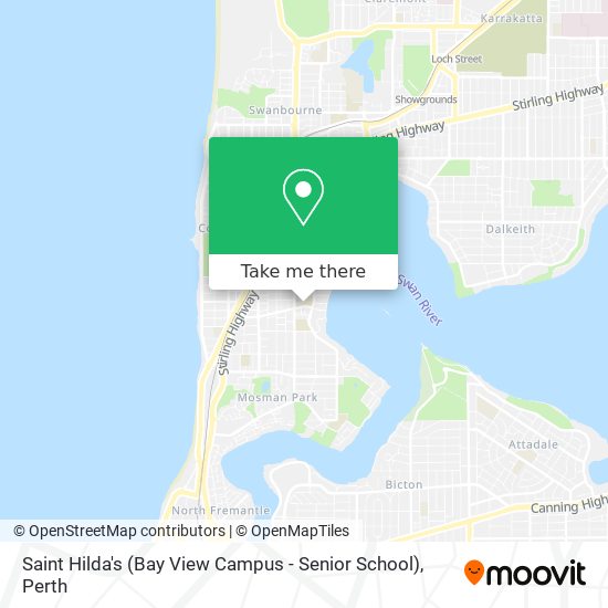 Saint Hilda's (Bay View Campus - Senior School) map