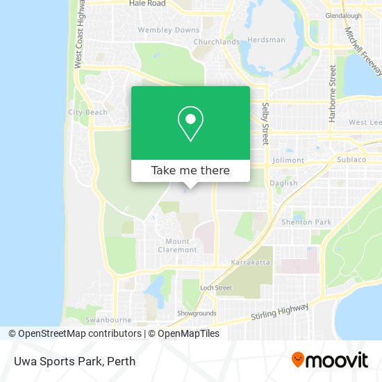 Mapa Uwa Sports Park